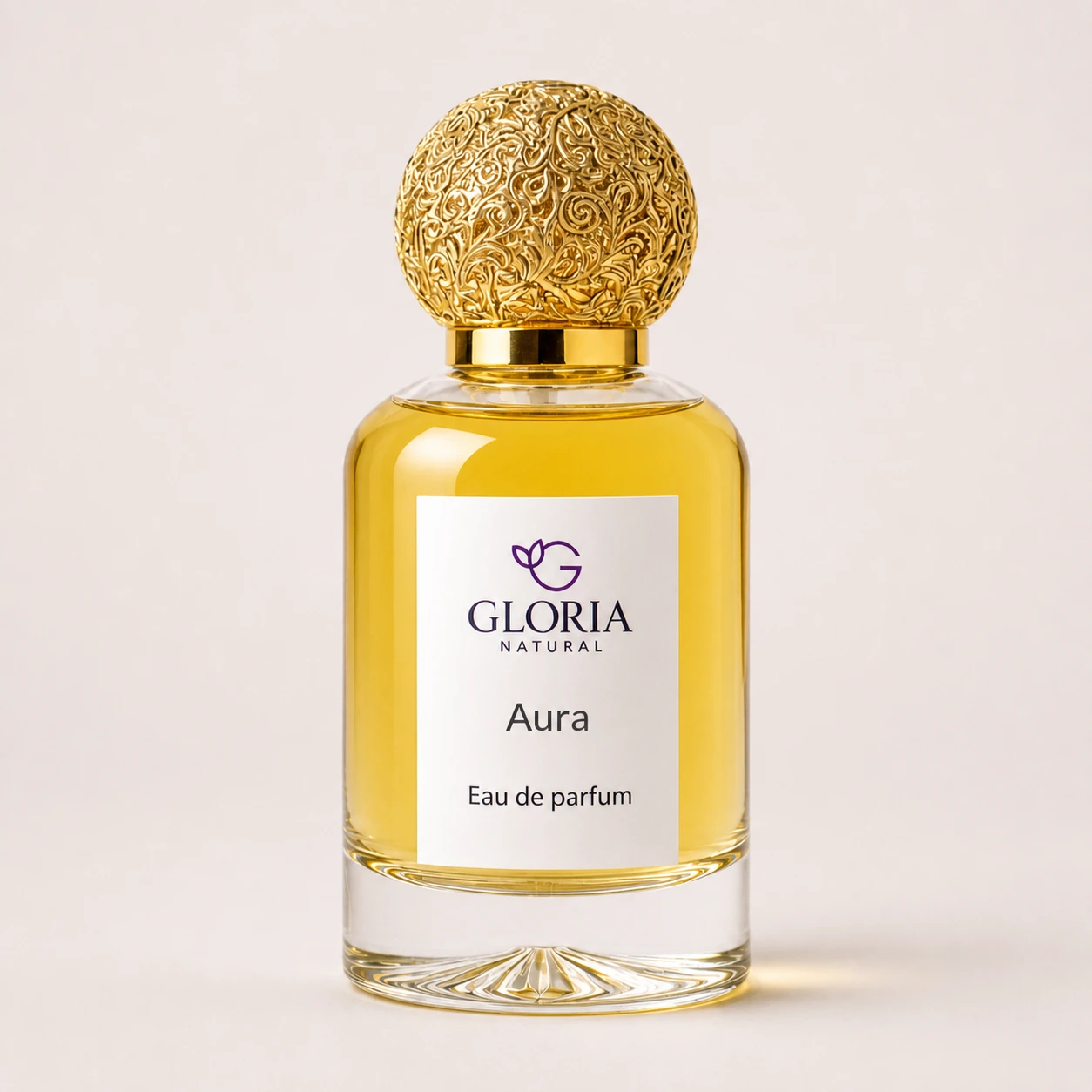 Aura eau de parfum bottle