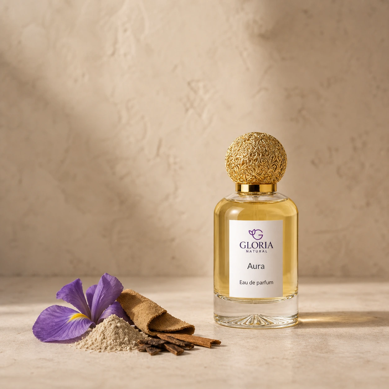 Aura eau de parfum bottle