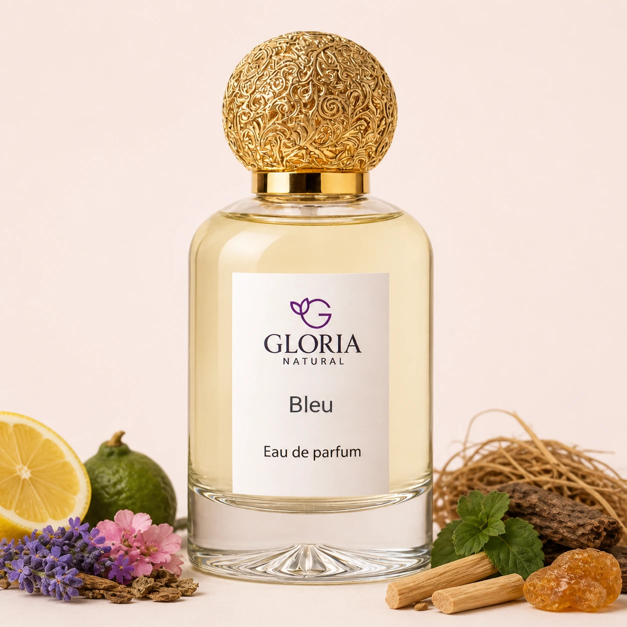 Bleu eau de parfum bottle