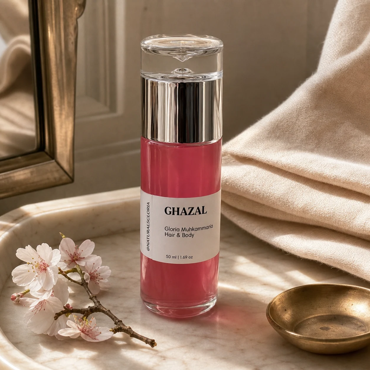 Ghazal Mukhamaria eau de parfum bottle