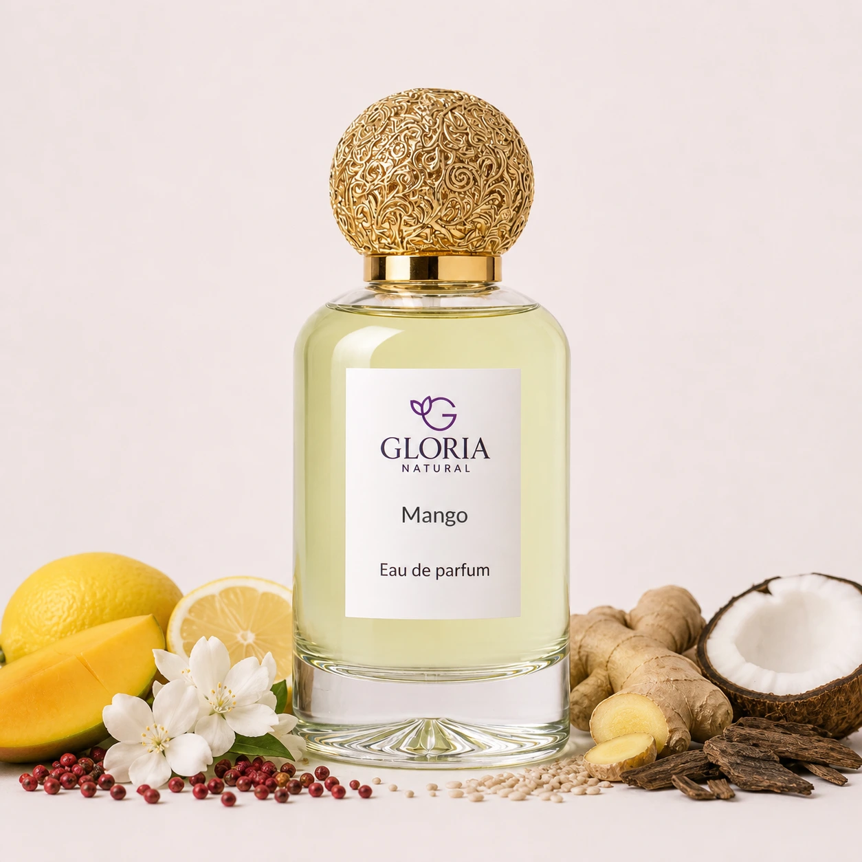 Mango eau de parfum bottle