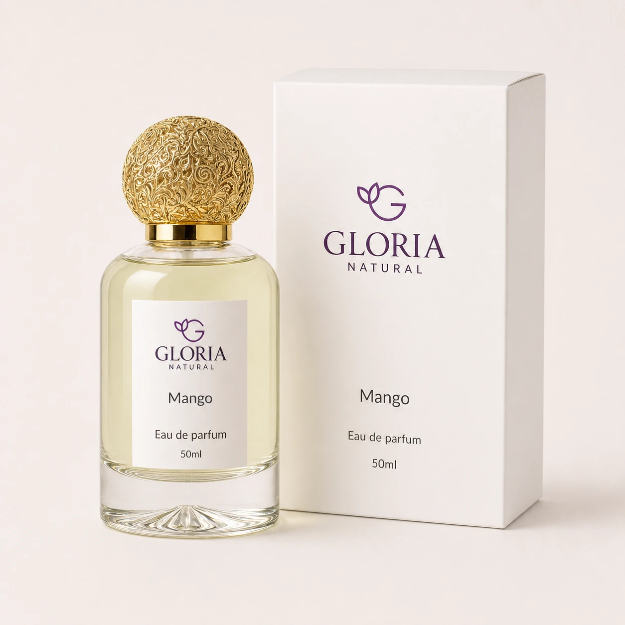 Mango eau de parfum bottle