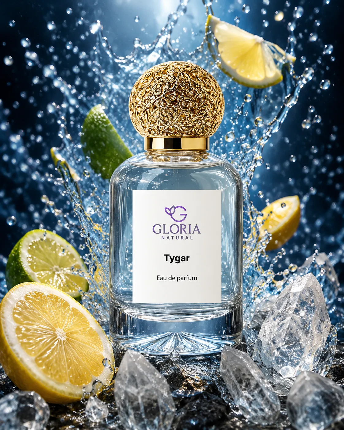 Tygar eau de parfum bottle