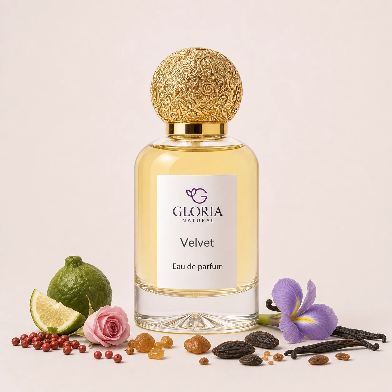 Velvet eau de parfum bottle